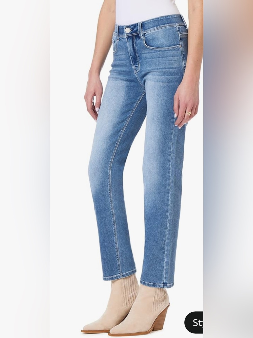 Angels Forever Young Everluxe Sculpt Straight Jeans Size 12-new